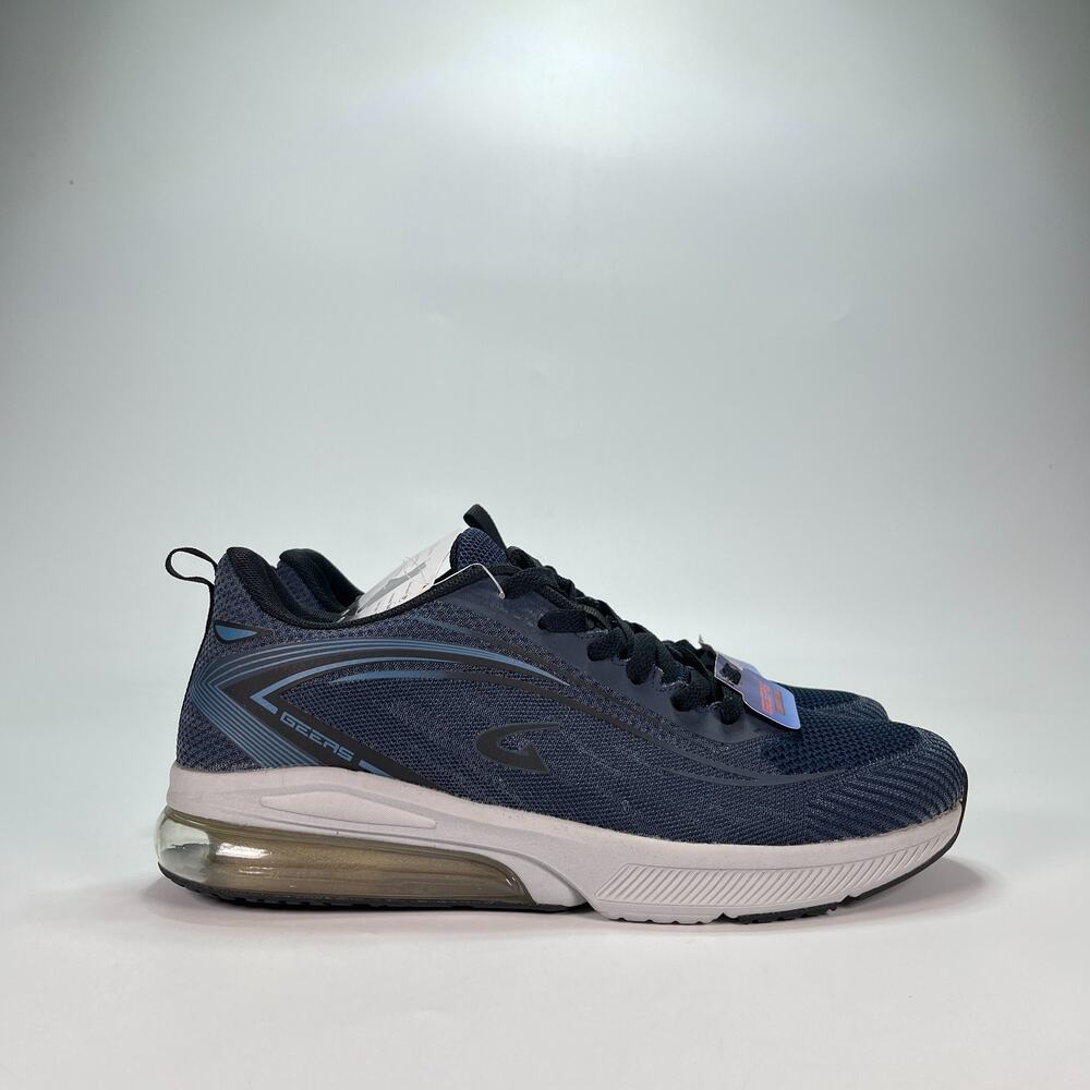 GEERS Comfort Foam Navy Blue Athletic Running Sneakers Shoes 31160 Men's Size 10